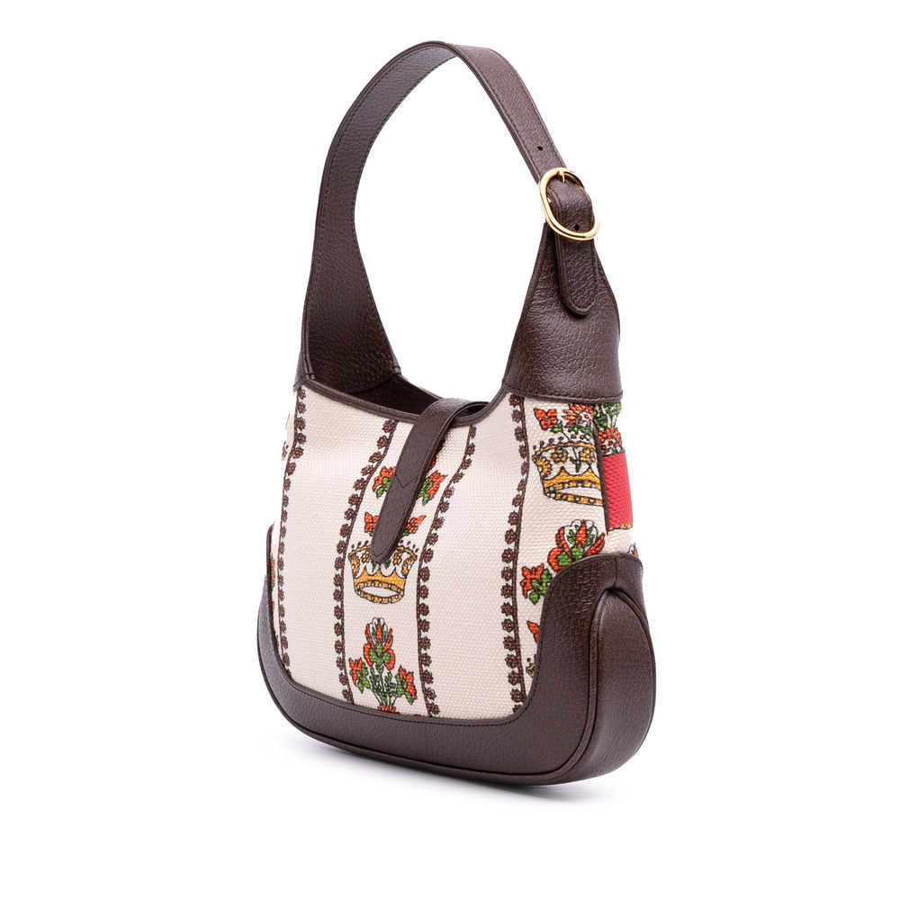 Pre-Loved Gucci Small Canvas 100 Centennial Music Jackie 1961 Crossbody - Picture 2 of 12